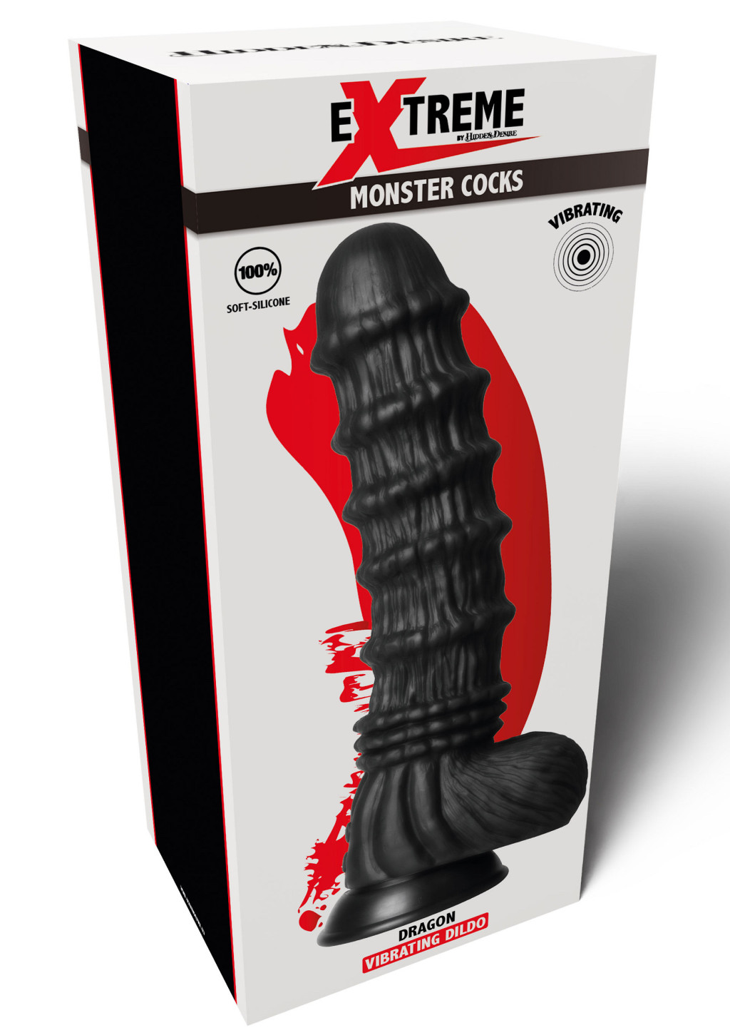 Vibráló dildo Dragon – prémium vízálló vibrátor 21 cm - Image 2
