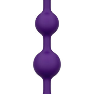 Prémium anál golyók – 11,5 cm, lila színben