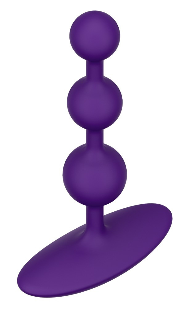 Prémium anál golyók – 11,5 cm, lila színben - Image 3