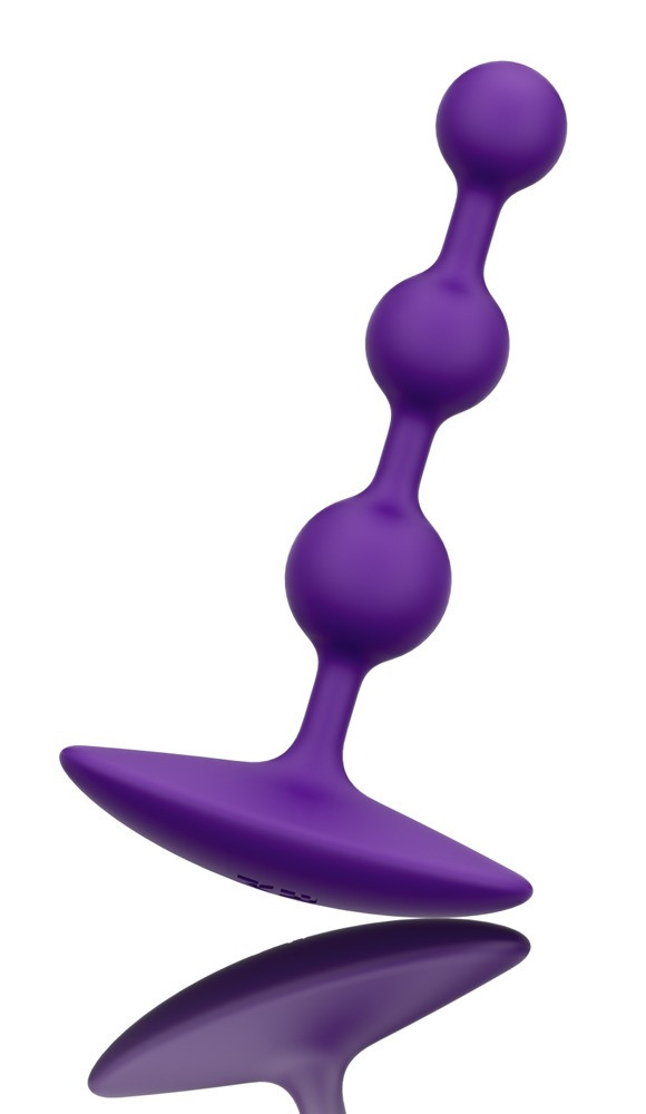 Prémium anál golyók – 11,5 cm, lila színben - Image 4