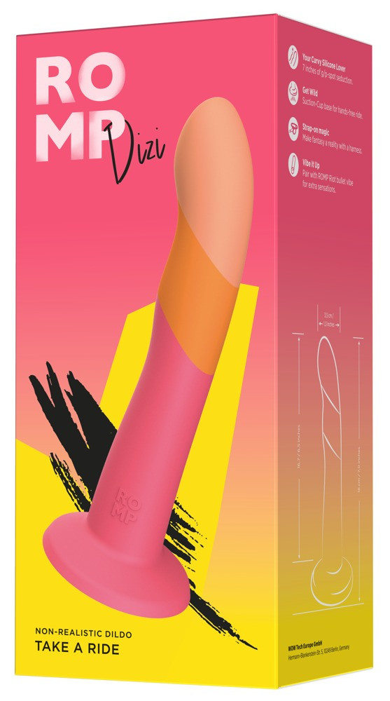 Dizi – prémium szilikon dildó 16 cm hosszú - Image 2