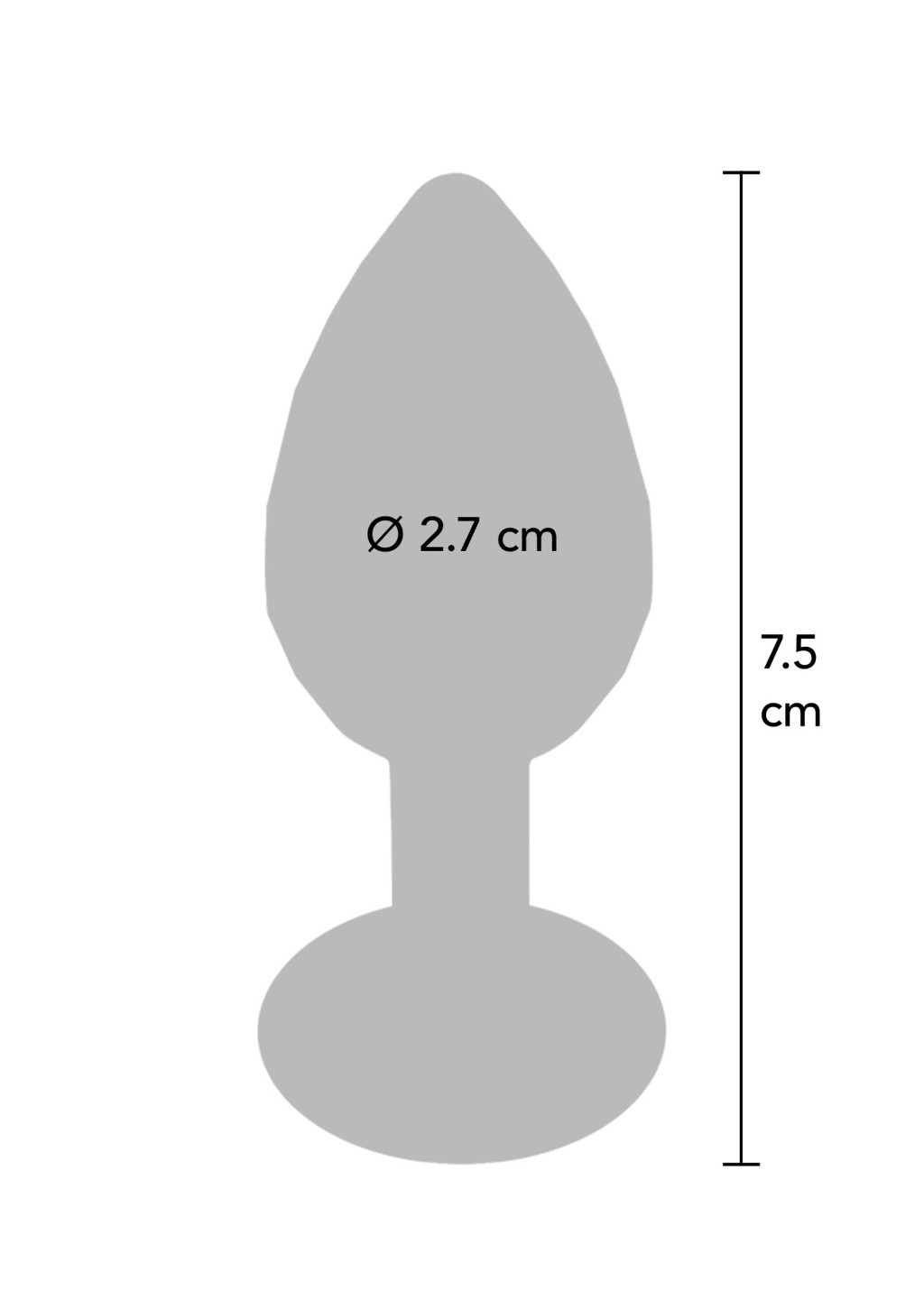 Bijou Disco Diamond – prémium anális plug 6 cm - Image 5