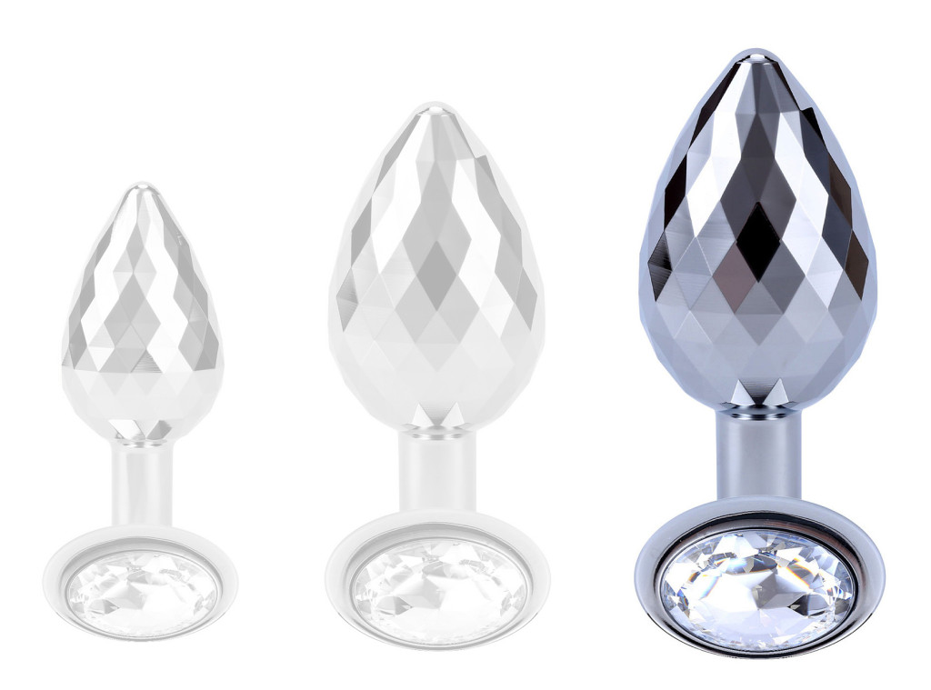 Bijou Disco Diamond L – prémium anál dugó 8,5 x 3,8 cm