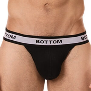 Prémium fekete jockstrap – kényelmes alsónemű férfiaknak