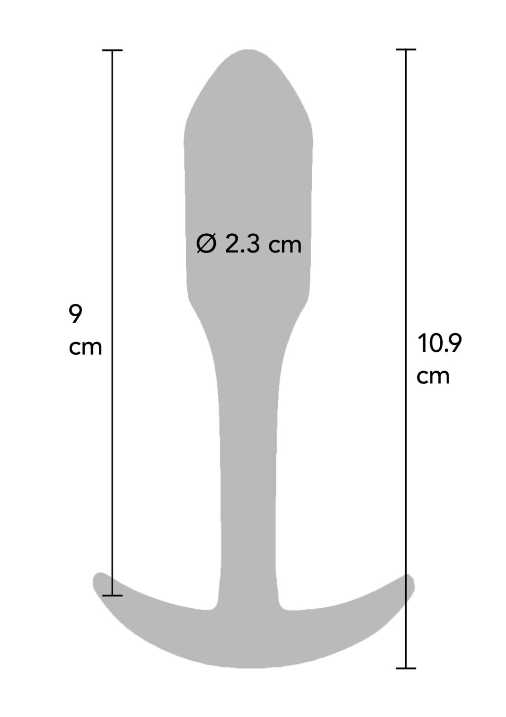 Mini sima anális dugó – prémium kényeztető 9,5 x 2,3 cm - Image 7