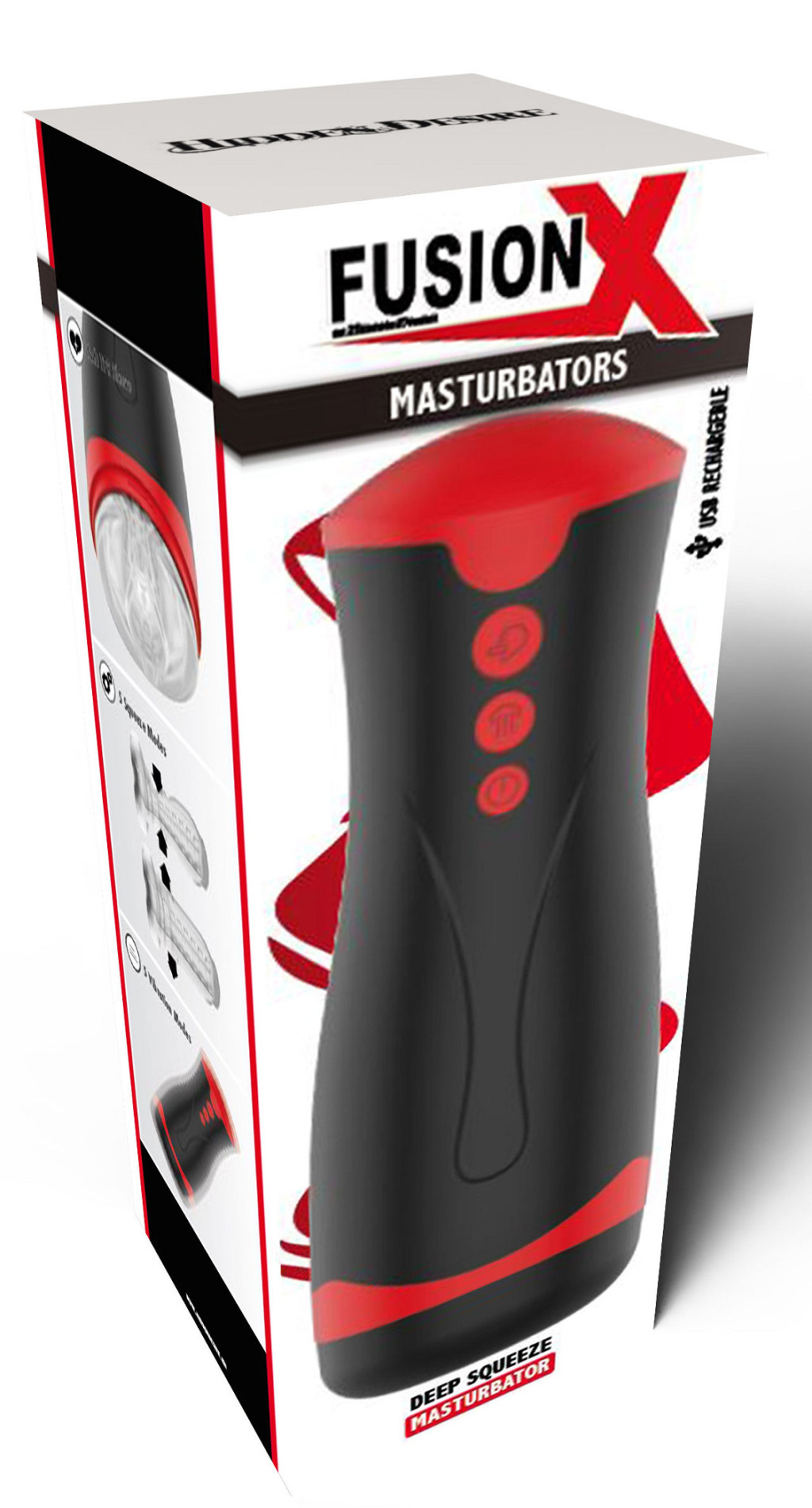 Deep Squeeze – vibrációs és szívó maszturbátor - Image 2