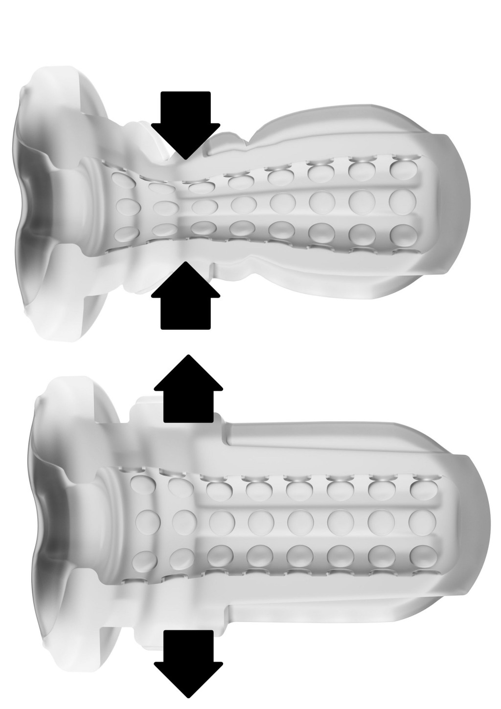 Deep Squeeze – vibrációs és szívó maszturbátor - Image 7