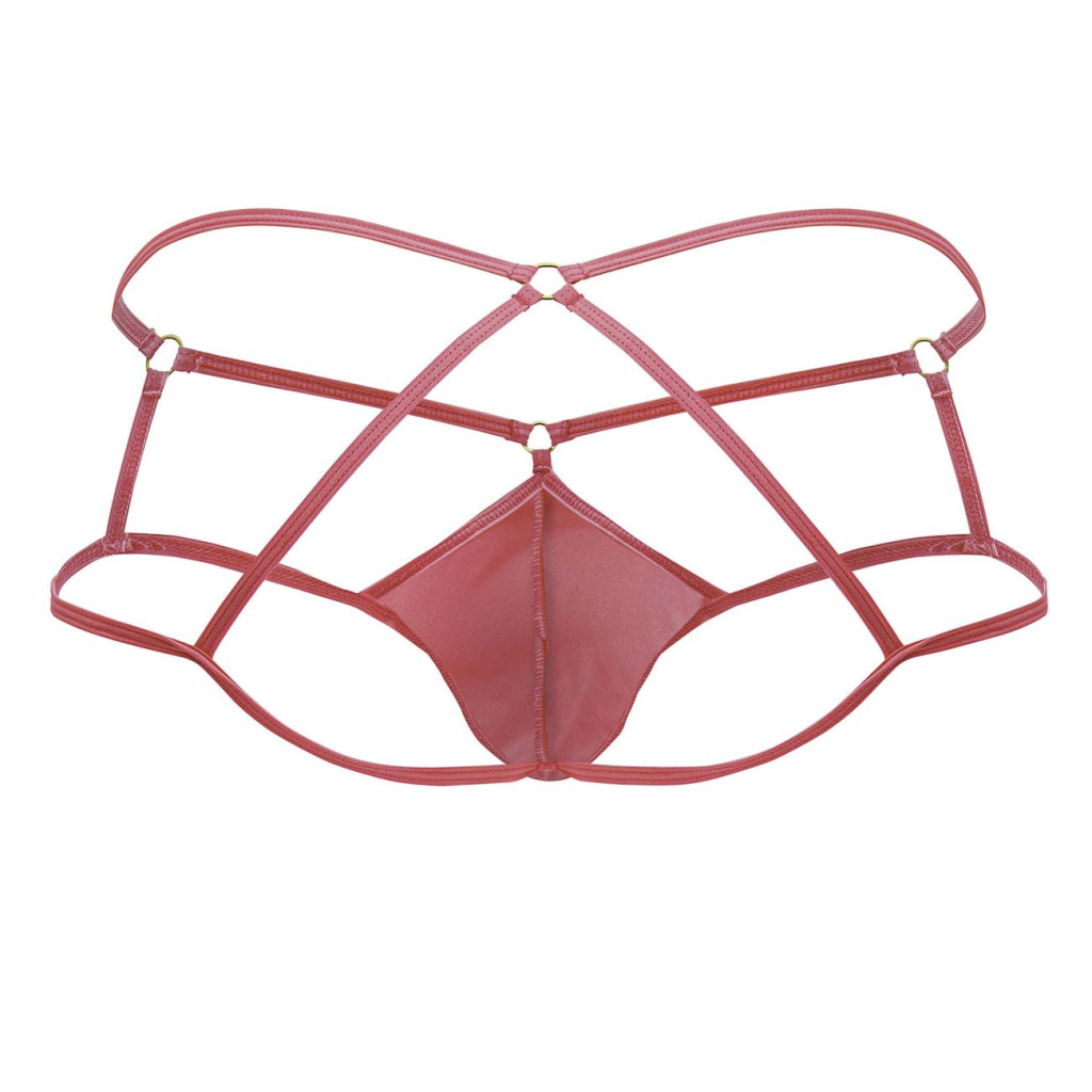Sexy Guzo – Élvezetes pink jockstrap intim fonott dizájnnal - Image 6