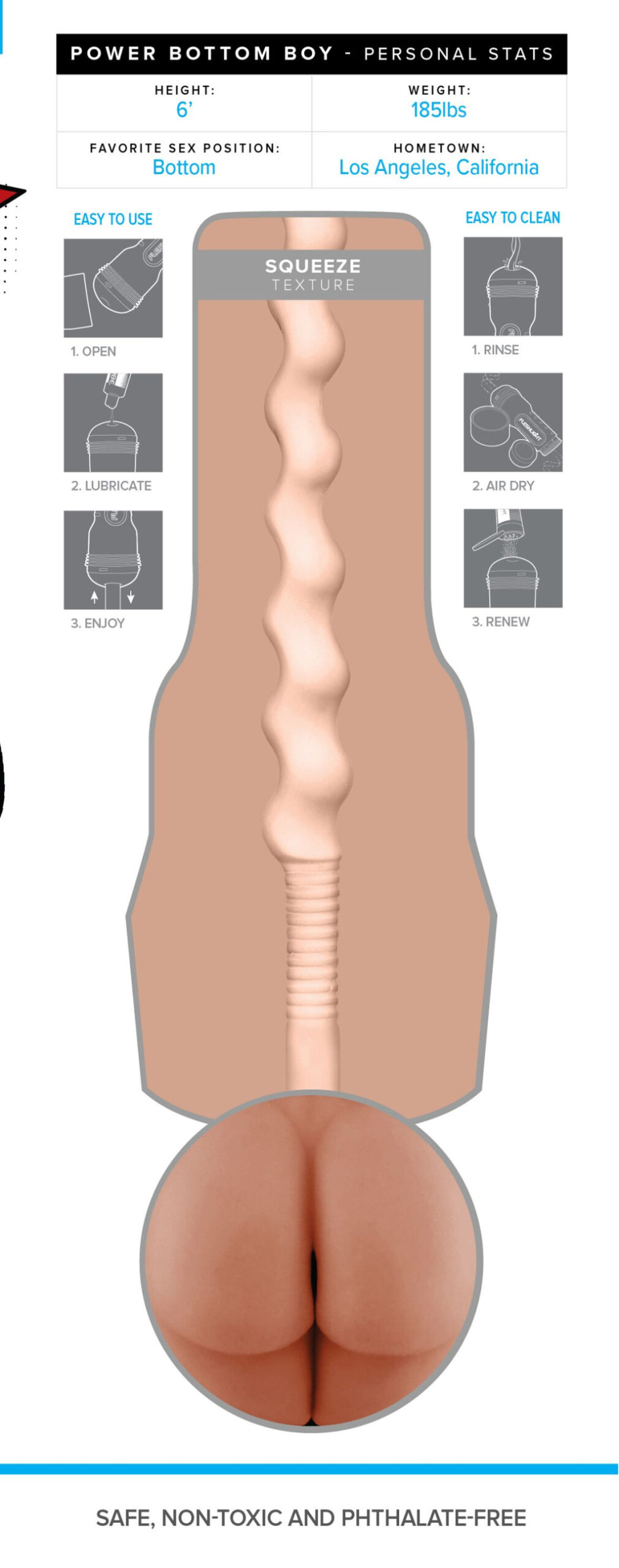 FleshJack Power Bottom – prémium maszturbátor érzékeknek - Image 9