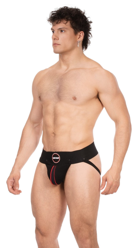 Rokk Black-Red – érzéki férfi jockstrap prémium kivitelben - Image 4