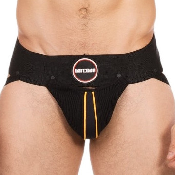 Rokk Black-Yellow – stílusos férfi jockstrap prémium élményhez