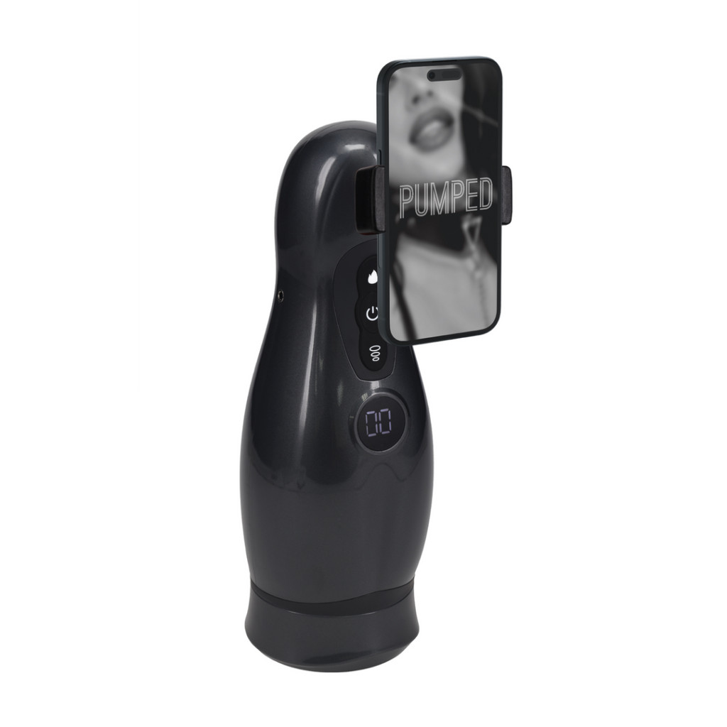 Virtuo – vibráló és szívó maszturbátor fekete színben - Image 5
