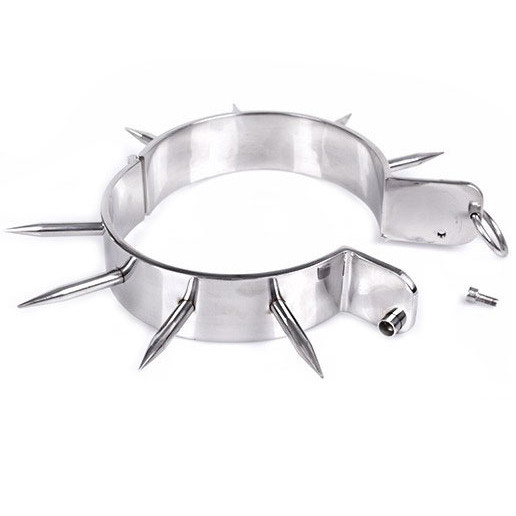 METAL HARD – BDSM nyakörv éles hegyekkel - Image 2
