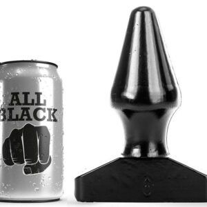 ALL BLACK – prémium 15,5 cm-es anális plug