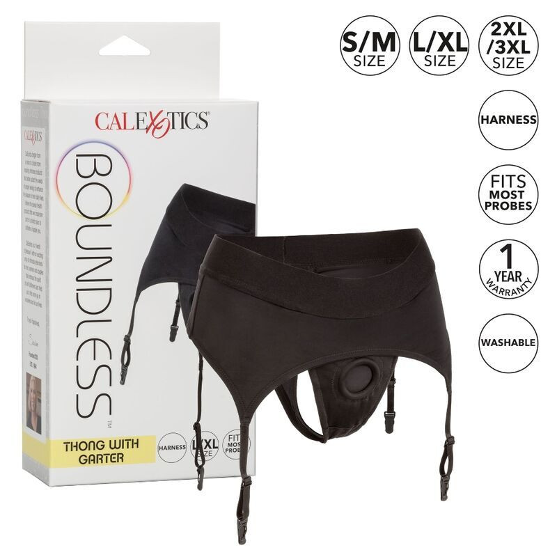 CALEXOTICS - érzéki harisnyatartós tangapánt L/XL - Image 2
