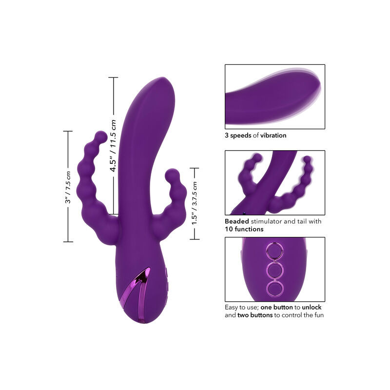 CALEXOTICS – érzéki G-pont vibrátor, lila színben - Image 7