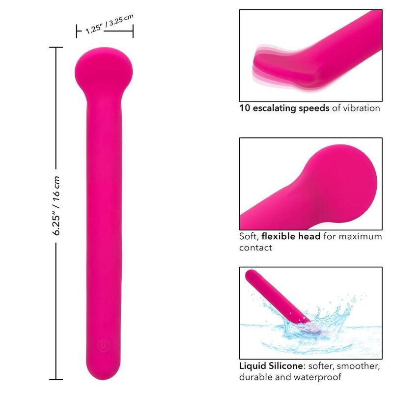 CALEXOTICS Bliss – csiklóizgató pántos vibrátor rózsaszínben - Image 4