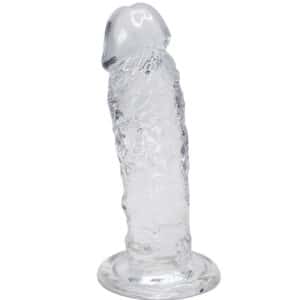 Élő – fenséges realistikus pénisz, átlátszó 14,7 cm