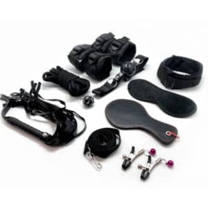 ALIVE - FURY KIT 10 DARAB – prémium BDSM szett fekete
