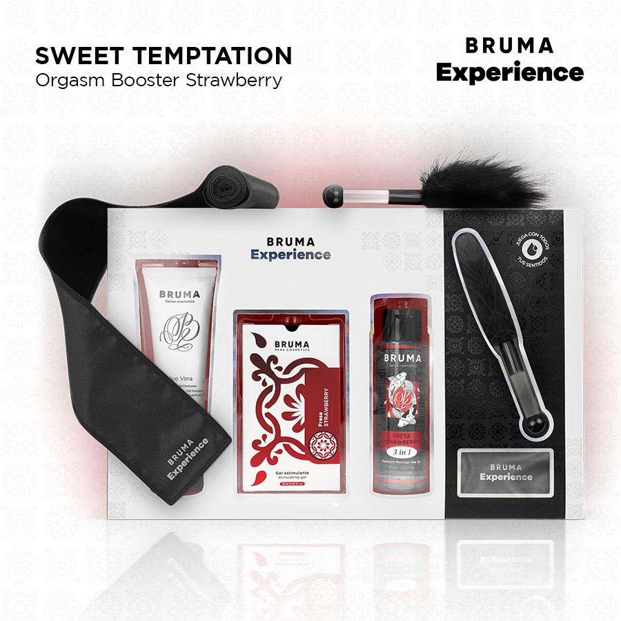 BRUMA XPERIENCE – édes eper kényeztető készlet orgazmus fokozóval - Image 2