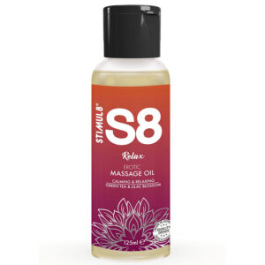 STIMUL8 – zöld tea masszázsolaj 125 ml, prémium relaxációhoz