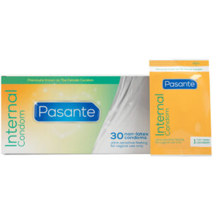 PASANTE - prémium belső női óvszerek, 30 db-os doboz