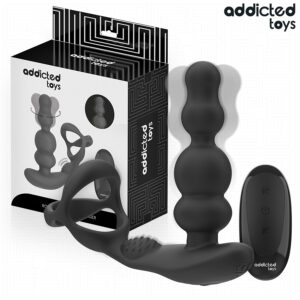 ADDICTED TOYS – forgó prosztata vibrátor távirányítóval