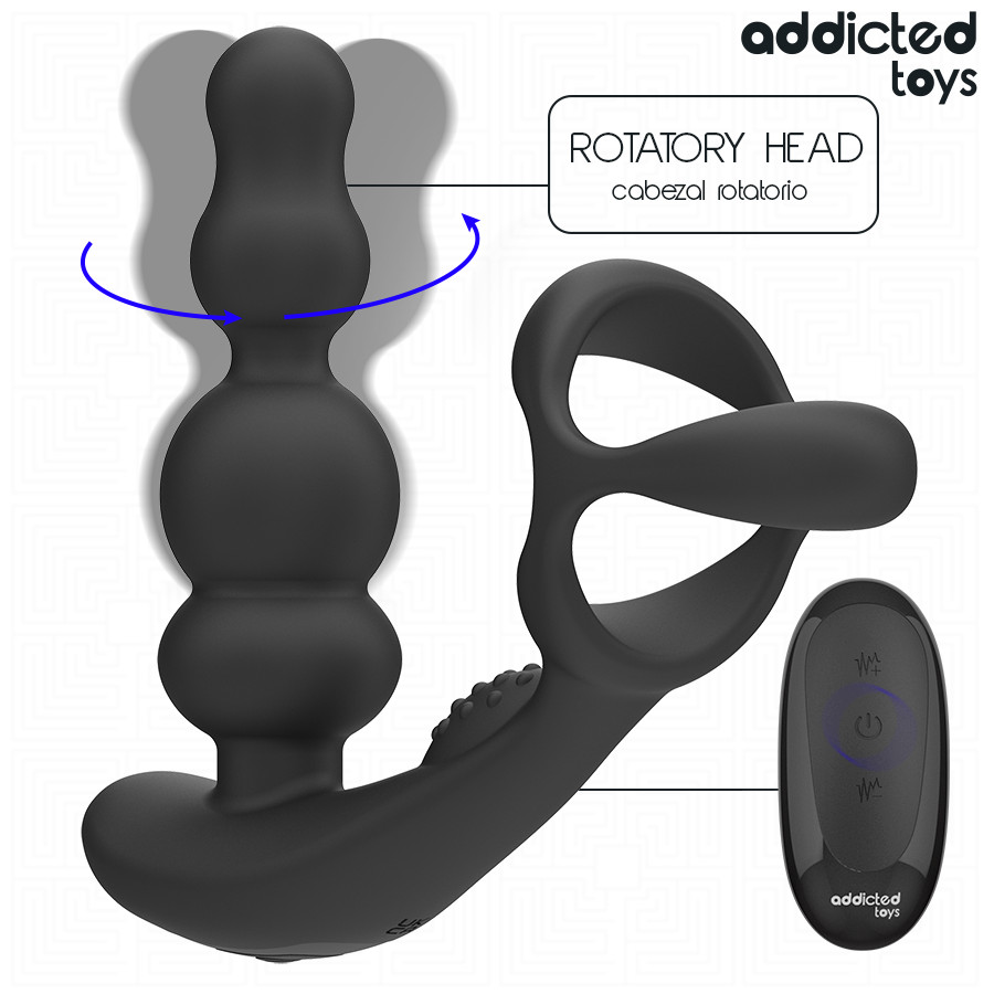 ADDICTED TOYS – forgó prosztata vibrátor távirányítóval - Image 3