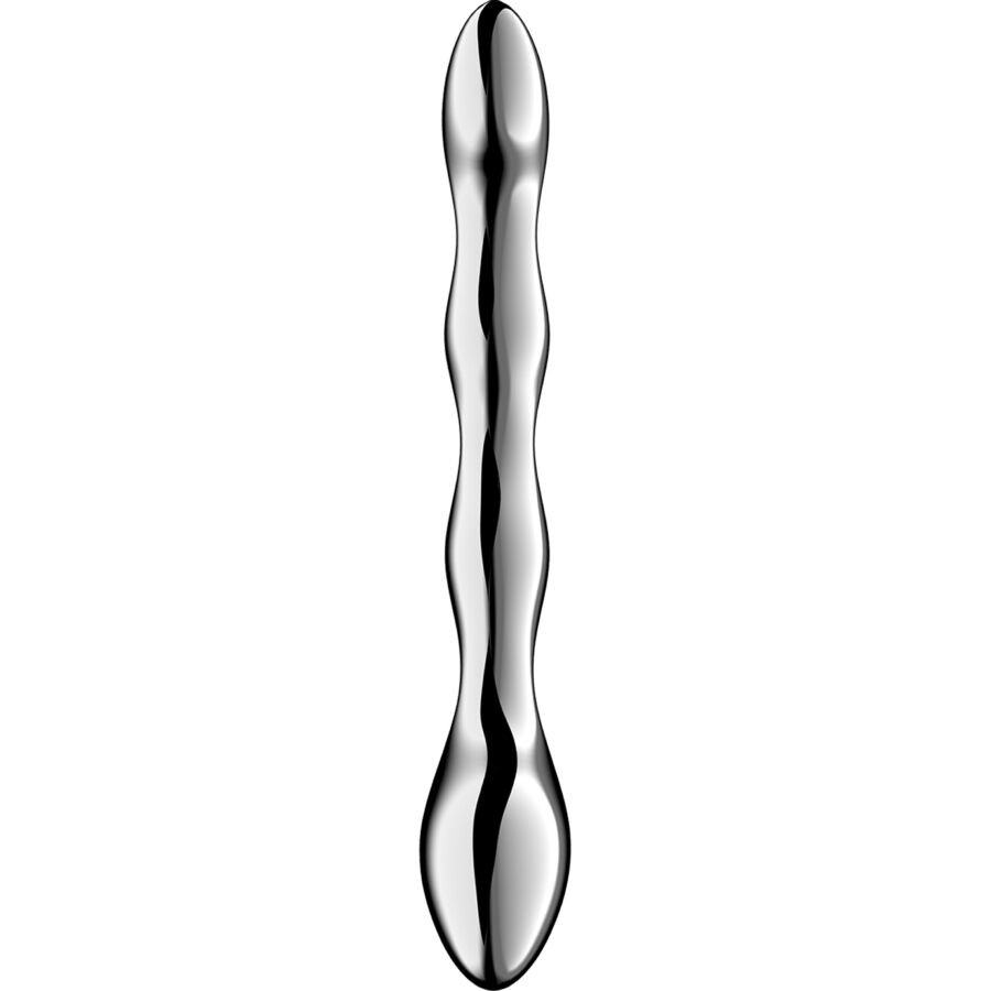 SATISFYER Cosmic Crest 2 – dupla végű fém dildó - Image 2