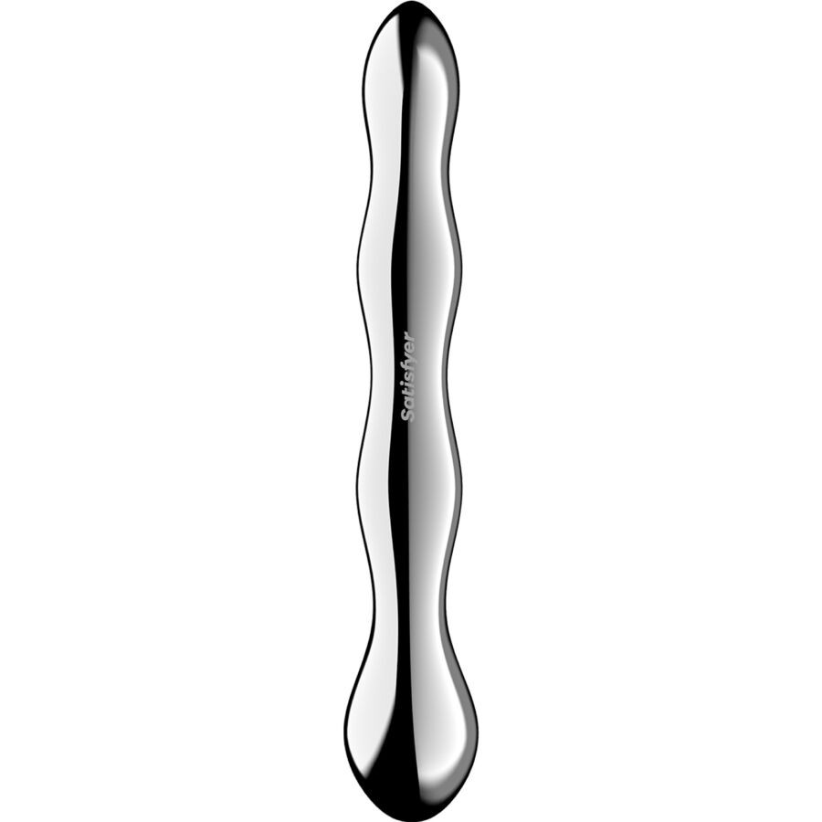 SATISFYER Cosmic Crest 2 – dupla végű fém dildó - Image 4