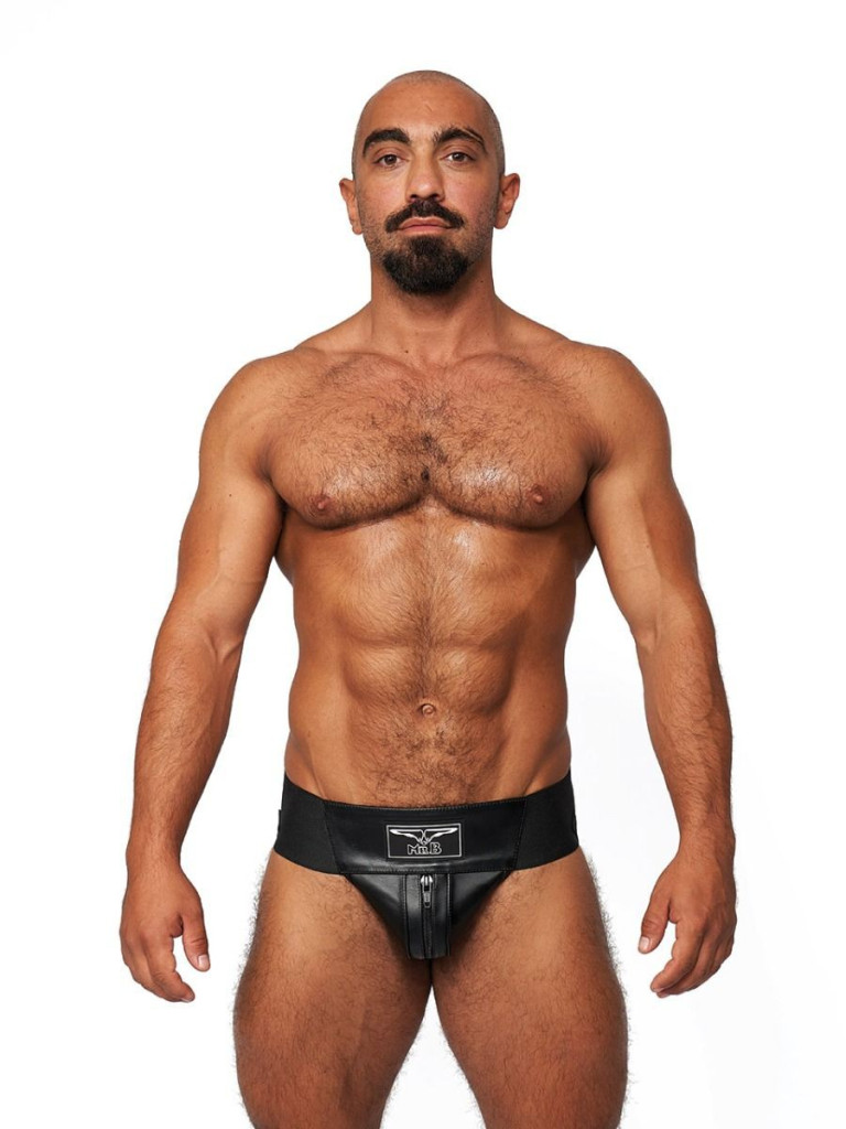 Mister B Bőr Jockstrap – elegáns fekete férfi alsó - Image 3