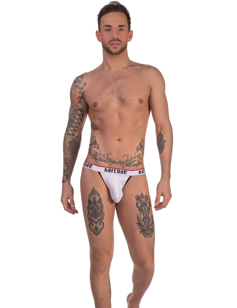 Cosme White – prémium férfi jockstrap fehér színben - Image 5