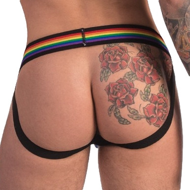 Barcode Pride - piros férfi jockstrap intimbilincsekhez - Image 2