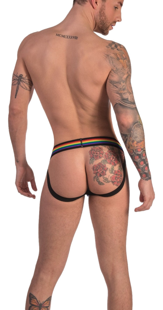 Barcode Pride - piros férfi jockstrap intimbilincsekhez - Image 5