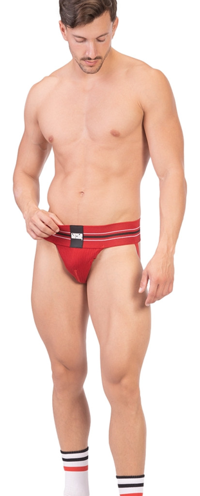 Boris Jockstrap – érzéki piros alsónemű férfiaknak - Image 3
