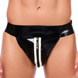 Xrub Latex Jockstrap – cipzáras, prémium férfi alsónemű