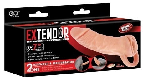 Extendor 7 – prémium pénisz maszturbátor 16 x 4,5 cm - Image 2