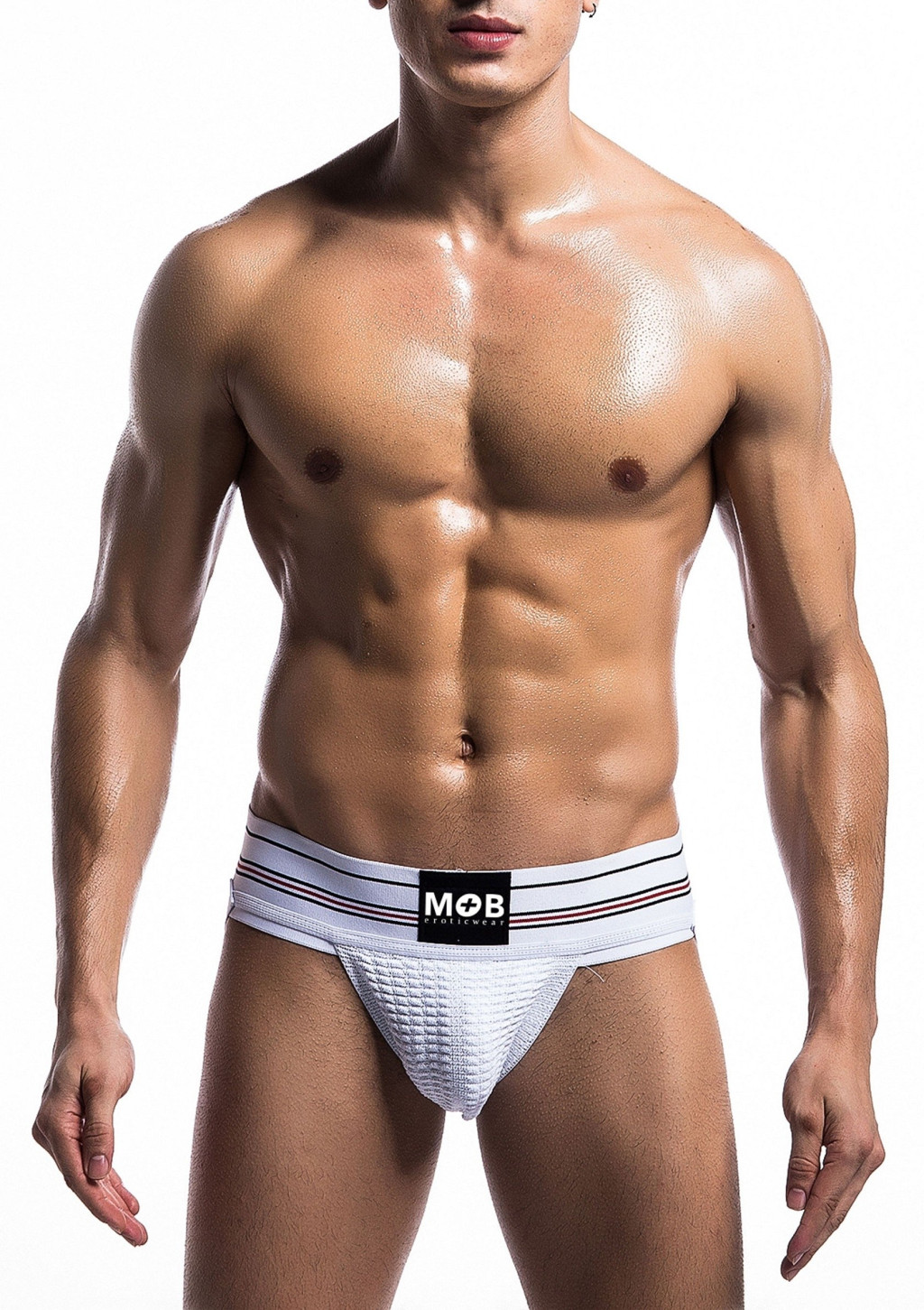Fetish Classic – kötött fehér jockstrap, érzéki kényelem - Image 5