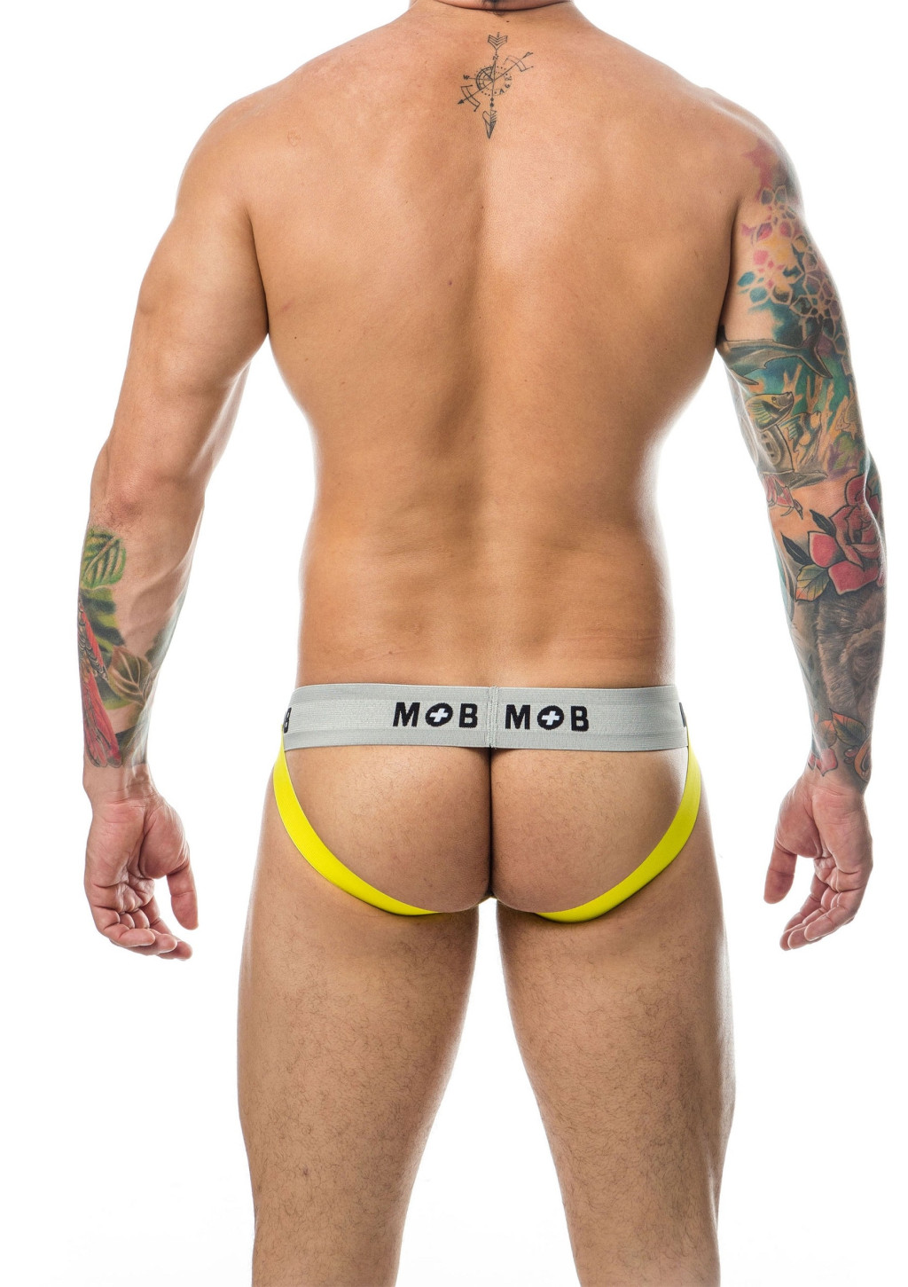 Mob Classic – prémium fekete-sárga jockstrap - Image 5