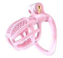 Nexia Chastity Cage M – rózsaszín chastity eszköz 6,5 x 3,1 cm - Image 2