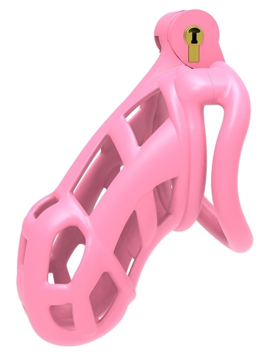 XL Pink Aspic Cage – stílusos intim fém háló - Image 2