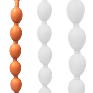 Chapira golyók – érzéki kényeztetés, 43 cm, narancssárga