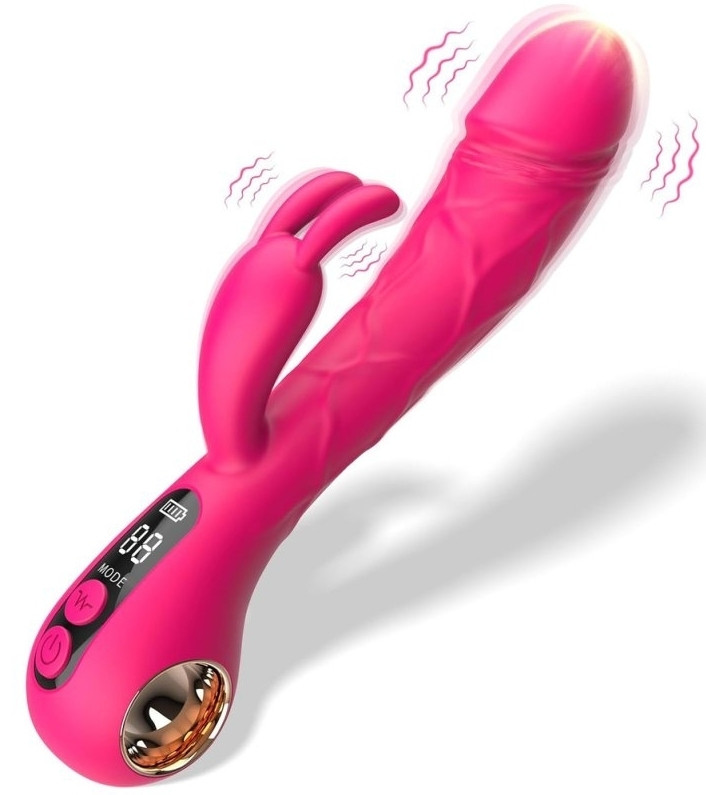 Vibro Rabbit Spotbit – érzéki G-pont vibrátor rózsaszínben