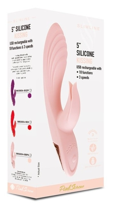 Vibro Rabbit Twist – prémium vibrátor, érzéki csavarás rózsaszínben - Image 2