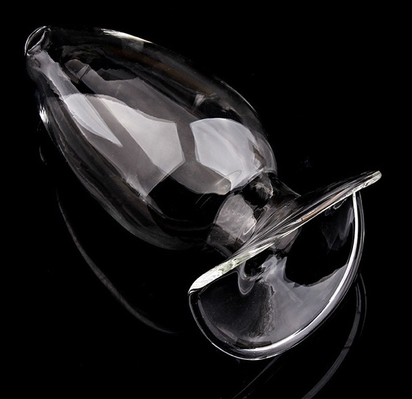 Open Glass – prémium üveg anál dildó (L) - Image 2
