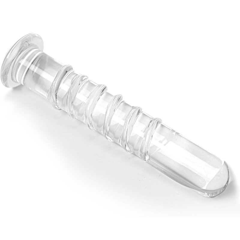 Prémium üveg dildó – 18 cm érzéki kényeztetéshez - Image 2