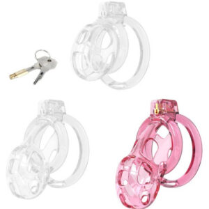 Cage de Chasteté Lock Cobra – prémium rózsaszín chastity eszköz
