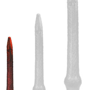 HEELIX S – prémium piros dildó (28 x 4 cm)