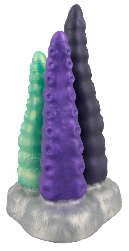 Triple Dildo Tri Tentak – prémium hármas dildó 19 cm - Image 4