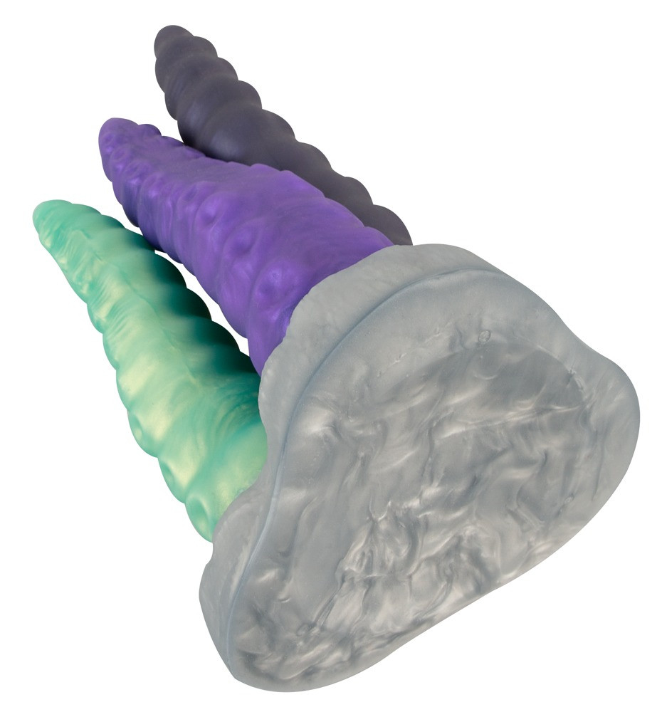 Triple Dildo Tri Tentak – prémium hármas dildó 19 cm - Image 6